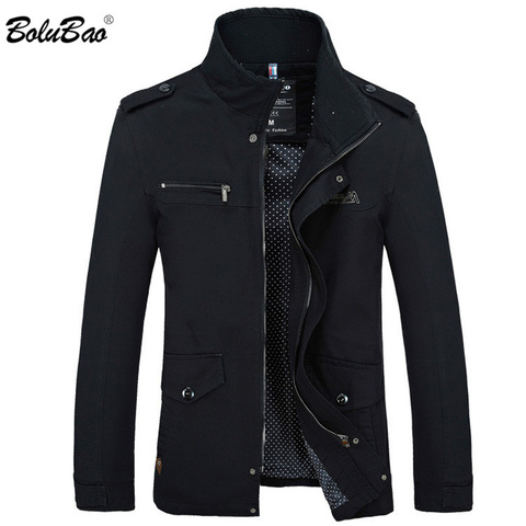 BOLUBAO – veste Trench-Coat pour homme, manteau à la mode, nouvelle marque, décontracté, Silm Fit, pardessus, automne ► Photo 1/6
