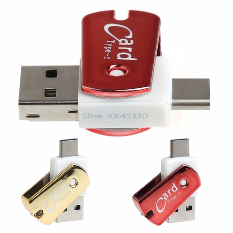 USB 3.1 Type C USBC à Micro SD Lecteur De Carte TF Adaptateur pour PC Cellphon Drop Shipping ► Photo 1/4