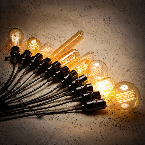 YNL 40 W 220 V Rétro Edison Ampoule Antique Vintage Lampe E27 Filament Ampoule Lustre Pendentif Lumières Porte-Ampoule À Incandescence ► Photo 1/6