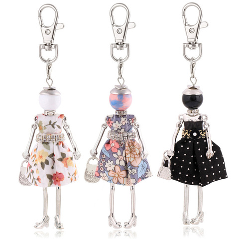 Porte-clés à la mode pour femmes, breloque en métal, bijoux, cadeau mignon, pour sac tendance, pendentif, vente en gros, nouvelle collection 2022 ► Photo 1/6