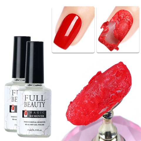 15ml Gel vernis à ongles rafale dissolvant magique tremper la couche collante ongles propre dégraissant non pelucheux lingettes dissolvant laque outils BE1038 ► Photo 1/6