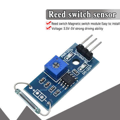 Module de capteur à lames magnétiques, interrupteur magnétique pour Arduino ► Photo 1/6
