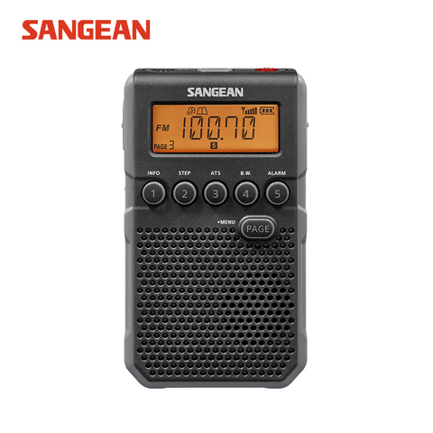 Sangean DT-800C Portable Pleine Bande Bande Radio Récepteur AM / FM / NOAA Alerte Météo Rechargeable Poche RadioFM Récepteur ► Photo 1/6