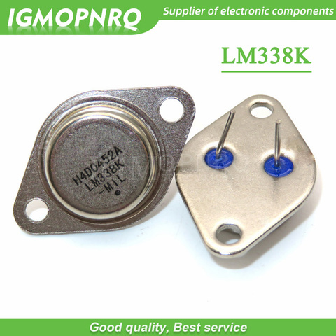5 pcs/lot LM338K LM338 TO-3 5A sceau d'or transistor trois-terminal régulateur de tension réglable new original ► Photo 1/1