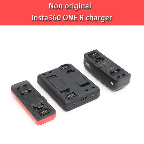 Base de batterie boostée d'origine Insta360 ONE R 2380mAh/Base de batterie 1190 mAh/HUB de Charge rapide pour accessoire de caméra Insta 360 R ► Photo 1/6