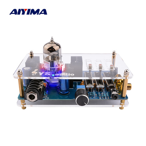 AIYIMA 3.5mm 6N11 Tube amplificateur casque Audio stéréo classe A Mini préampli casque préampli avec carte de contrôle de tonalité ► Photo 1/6