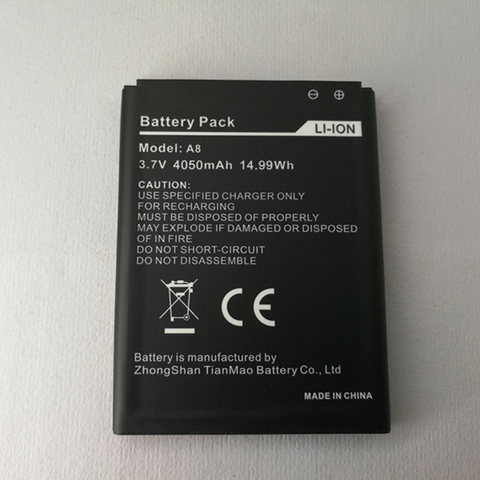 Batterie AGM A8 pour téléphone portable, 4050mAh, trois accessoires de haute qualité, longue durée de veille, nouveauté ► Photo 1/1