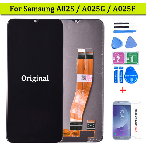 Écran tactile LCD avec châssis, 6.5 pouces, pour Samsung Galaxy A02s A025, Original ► Photo 1/6