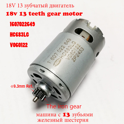 ONPO – moteur à 13 dents 18V, cc, GSR18-2-LI, HC683LG, pour BOSCH, perceuse électrique, tournevis, pièces de rechange, 1607022649 ► Photo 1/6