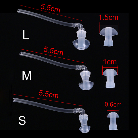 1 ensemble accessoires pour prothèses auditives nouveau bouchon d'oreille pour aides auditives bouchons d'oreilles dômes avec Tubes de Tube sonore + dômes (L M S) taille ► Photo 1/6