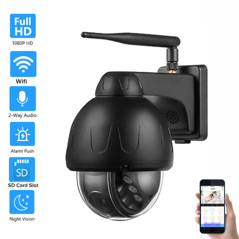 5MP suivi automatique caméra IP Wifi dôme extérieur sans fil sécurité panoramique inclinaison rotation carte SD réseau CCTV Surveillance Audio parler P2P ► Photo 1/6