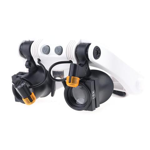 Lampe Led à Double lentille, Loupe de lunettes, horloger, bijouterie ► Photo 1/6