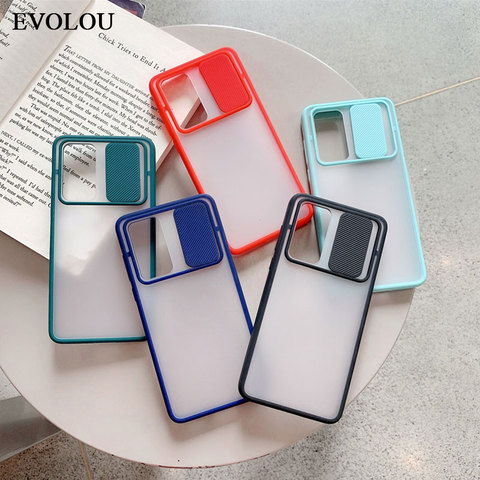 Glissière caméra lentille Protection téléphone étui pour Xiaomi Redmi Note 9 Pro Max 9s caméra Protection couverture arrière pour Redmi Note 9 POCO X3 ► Photo 1/6