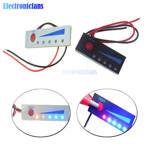 Indicateur de niveau de batterie au plomb 12V testeur d'affichage LCD 1S 2S 3S 4S 5S 6S 7S 18650 indicateur de capacité de la batterie au Lithium Li-ion ► Photo 1/6