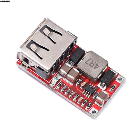 1 pièces Fine 6-24V 12 V/24 V à 5V 3A voiture USB chargeur Module DC Buck abaisseur convertisseur 12v 5v module d'alimentation ► Photo 1/6