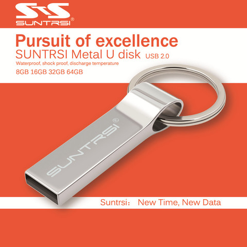 Suntrsi – clé USB 64 32 16g 8G, support à mémoire de 128G, étanche, disque u 2.0, cadeau pour PC ► Photo 1/6