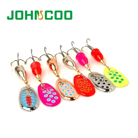 Spinner appât métal leurre 2 pcs/Lot leurre de pêche pour cuillère Spinner leurre 5g/8g/10g/13g couleur artificielle poisson basse matériel de pêche ► Photo 1/6