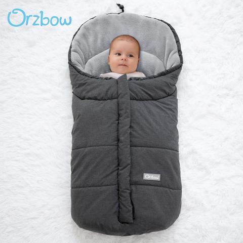 Orzbow infantile extrait enveloppe nouveau-né sac de couchage pour bébé poussette sacs de nuit chancelière hiver chaud en plein air bébé cocon 0-12M ► Photo 1/6