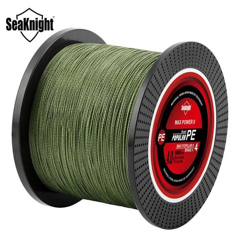 SeaKnight TriPoseidon Série 500 M 546YDS fil de pêche tressée pe 4 Brins 8 10 20 30 40 60LB Forte ligne de pêche multi-filament ► Photo 1/6