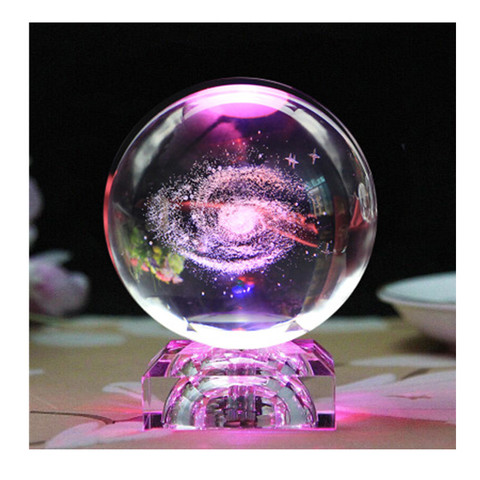 3D voie lactée ciel étoilé lampe à LED lumière enfants veilleuse bébé lampara multicolore éclairage cristal poisson pour enfant cadeaux décor ► Photo 1/1