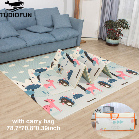 Tudiofun tapis éducatif pour enfants pliable dessin animé bébé tapis de jeu Xpe Puzzle tapis bébé tapis d'escalade enfants tapis jeux jouets ► Photo 1/6