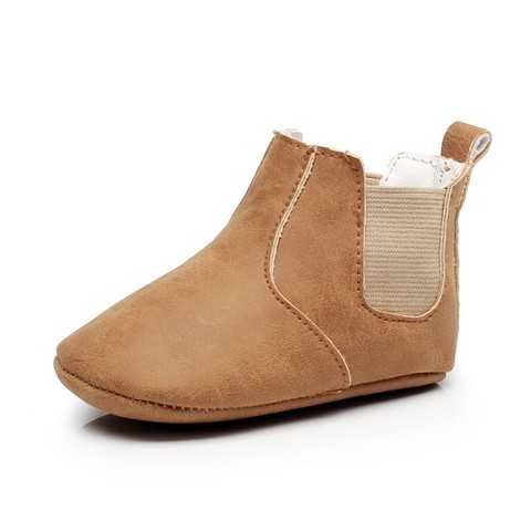 Bottes élastiques en cuir PU pour bébés, garçons et filles, premières marches ► Photo 1/6