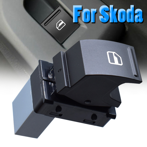 Bouton de commande électrique de commutateur de fenêtre latérale pour Skoda Octavia Fabia Mk2 superbe 3T Roomster OE #5J0959855 accessoires de voiture ► Photo 1/6