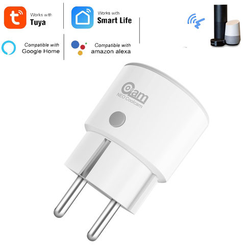 NEO COOLCAM Prise Connectée Intelligente Wi-FI 16A Socket Fonctionne avec Alexa Google Home et Smart Life télécommande Fonction de minuterie ► Photo 1/6