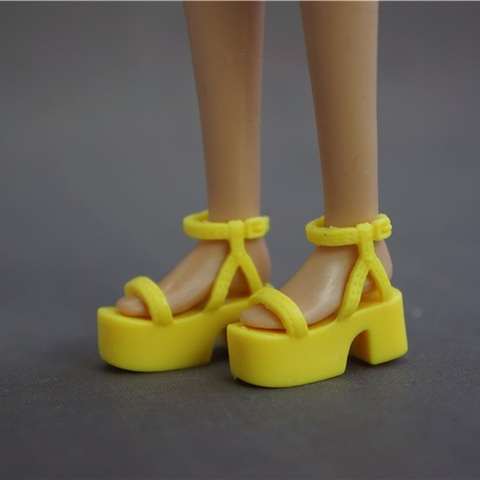 Chaussures pour poupées Barbie, 1 paire, baskets pour femmes, chaussures plates, baskets à la mode bjd 1/6, sandales à la mode, kawaii, accessoires ► Photo 1/6