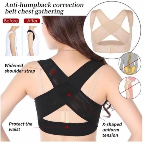 Posture Correcteur Réglable Femmes Retour Ceinture de Soutien Orthèses Posture Correction Brace Rectifier Posture Corset Épaule Posture ► Photo 1/6