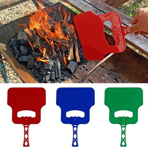 Barbecue manivelle souffleur Barbecue ventilateur outil Combustion manuelle extérieur cuisinier Camping ► Photo 1/6