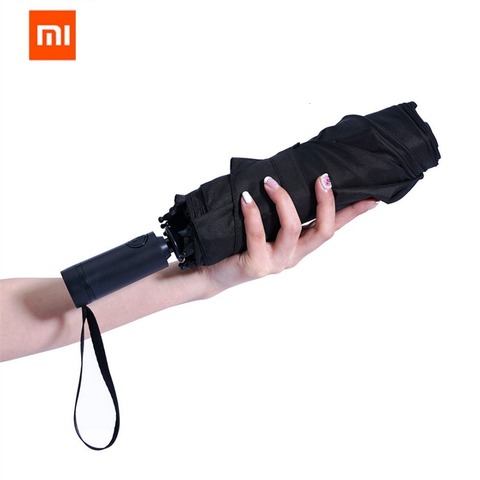 Xiaomi – parapluie automatique à trois plis, coupe-vent, imperméable, Protection solaire, ultra léger, pour hommes et femmes ► Photo 1/6
