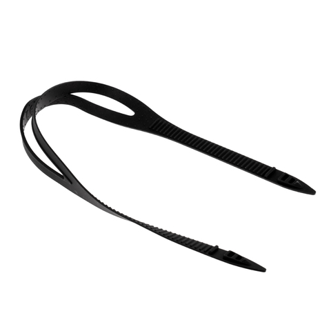 Lunettes de natation universelles lunettes de natation lunettes Silicone sangle bandeau protecteur remplacement accessoires de rechange clair/noir ► Photo 1/6