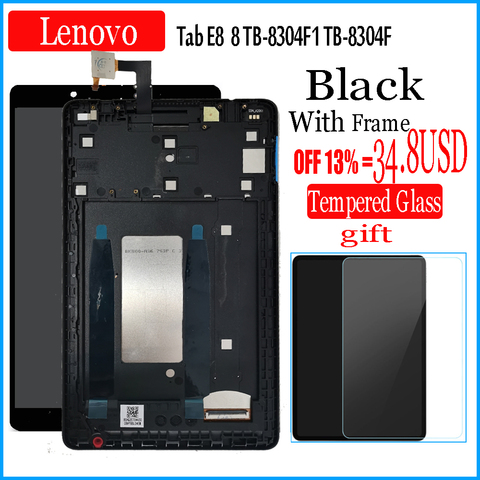 Ensemble complet écran tactile LCD de 8 pouces, en verre pour Lenovo Tab E8 8 to-8304F1, TB-8304F to, 8304 to, nouveau ► Photo 1/6