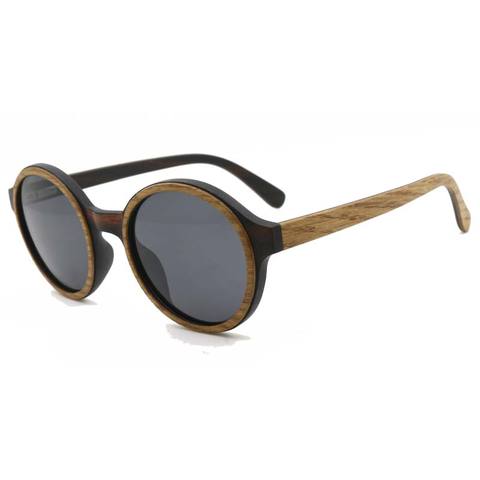 BerWer-lunettes de soleil en bois polarisées | Nouvelle collection de lunettes de soleil pour femmes, miroir de styliste de marque, lunettes de soleil originales ► Photo 1/6