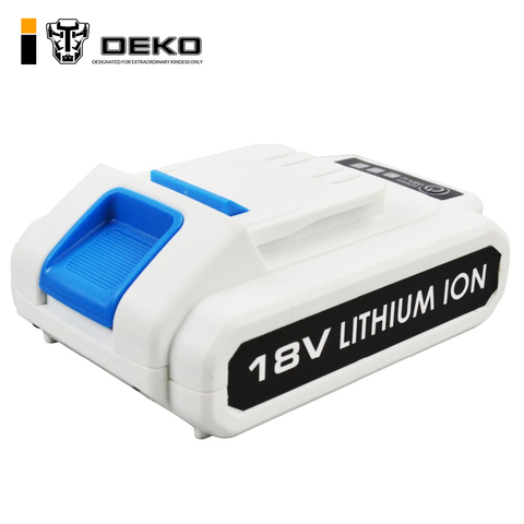 DEKO-perceuse à percussion sans fil 18V DC, nouveau Design, alimentation Mobile, batterie au Lithium ► Photo 1/4