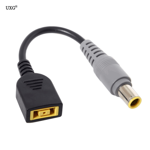 Adaptateur d'alimentation mâle femelle vers 7.9x5.5mm, cordon de connecteur pour Lenovo Thinkpad, adaptateur de chargeur, DC carré USB ► Photo 1/5