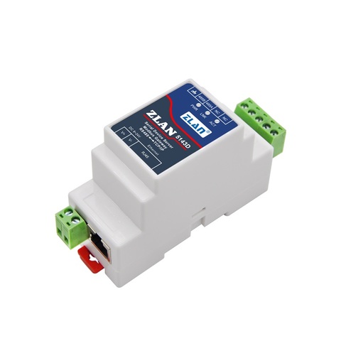 ZLAN5143D rail din rail de montage série vers Ethernet, serveur, Modbus, passerelle RS485 à TCP/IP DC9-24V ► Photo 1/5