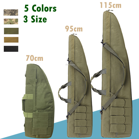 Sac de rangement pour arme tactique 70cm / 95cm/115cm, sac de transport pour fusil de chasse et de tir en plein air, sac à bandoulière avec coussinet ► Photo 1/6