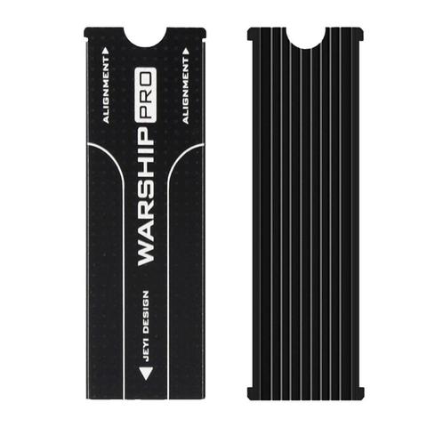 NVME-dissipateur thermique, feuille d'aluminium, NGFF M.2, plaquette en silicone à conductivité thermique, dissipateur thermique, navire de guerre, 2280 m.2 ► Photo 1/4