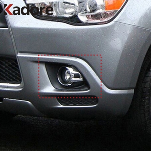 Accessoires d'extérieur de voiture, pour Mitsubishi Outlander Sport ASX 2010, 2011, 2012 ABS, anti-brouillard avant chromé ► Photo 1/6