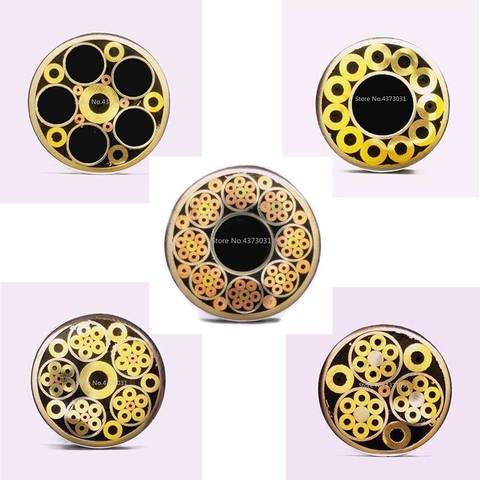 Rivets à broche en mosaïque de 10mm, 11 types de conception, pour bricolage, poignée de couteau, décoration, Style exquis, longueur des Rivets 9cm ► Photo 1/6