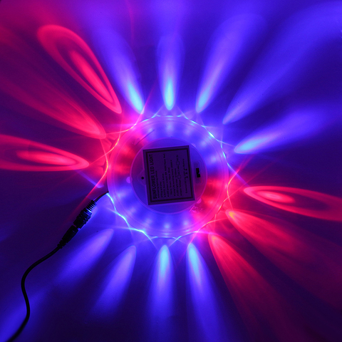 Lumière Disco à 48 LED 8W, alimentée par USB, activation automatique du son, Laser, lumière de scène pour la maison, décoration de fête karaoké ► Photo 1/6