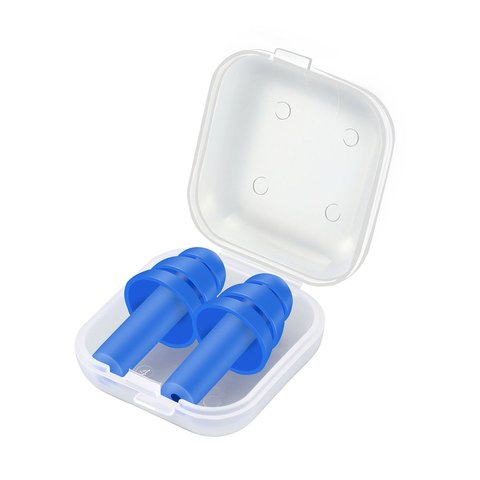 Offre spéciale bouchons d'oreille en Silicone mousse souple isolation phonique bouchons d'oreilles Protection Anti-bruit bouchons de couchage avec boîte de rangement ► Photo 1/6