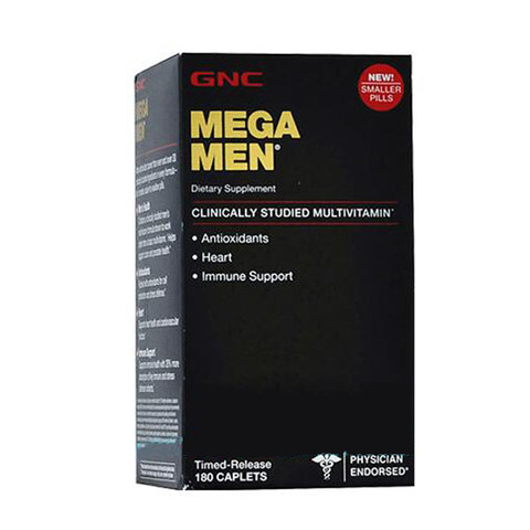 MEGA – antioxydant pour hommes, livraison gratuite, soutien du cœur et du système immunitaire, 180 pièces ► Photo 1/1