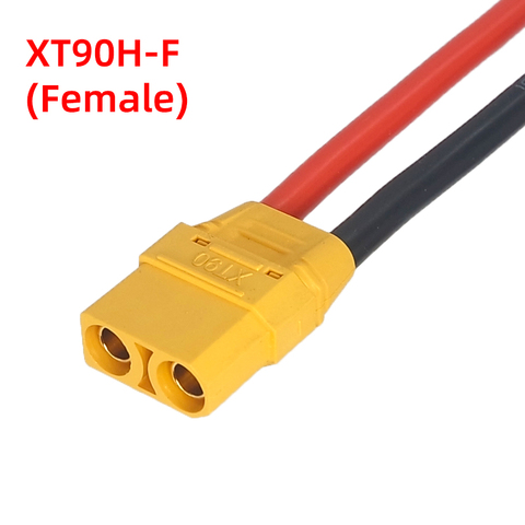 Connecteur Amass XT90, 12/10awg, fil en Silicone Extra souple, 500V/40a/M, bornes mâles et femelles à haute puissance ► Photo 1/6