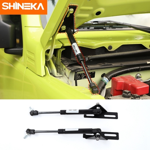 SHINEKA pour Suzuki Jimny 2022 + capot avant de voiture couvercle de moteur supportant hydraulique tige de levage jambe de force ressort barres de choc support ► Photo 1/6