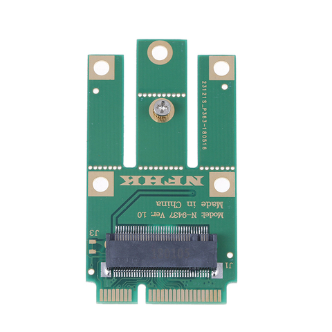 Pour Wifi Bluetooth carte sans fil A + E clé une clé M.2 NGFF Module sans fil à MINI adaptateur PCIE ► Photo 1/6