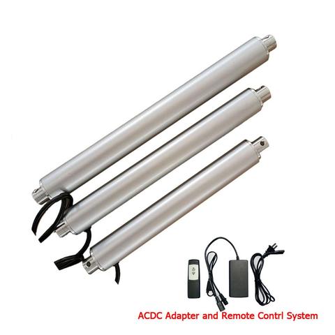 Micro stylo actionneur linéaire couple élevé 1500N 15 mm/s 50mm-1000mm 12V 24V Mini Tube moteur linéaire ► Photo 1/6