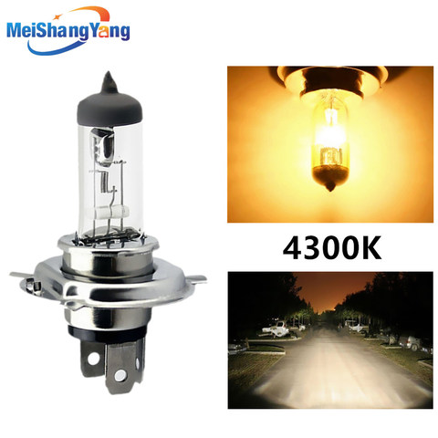 Ampoule de voiture halogène, phare de voiture, lampe de brouillard, lumières externes 9005 K 9006 K 100 K, 12V 55W H1 H3 H4 H7 H8 H11 4300 HB3 6000 HB4 W ► Photo 1/6